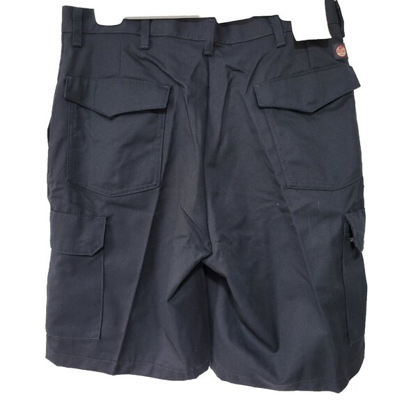 Red Kap Shorts 34" x 10" NWT Mens Black Cargo 6 Pockets Stain Resistant - Picture 3 of 4